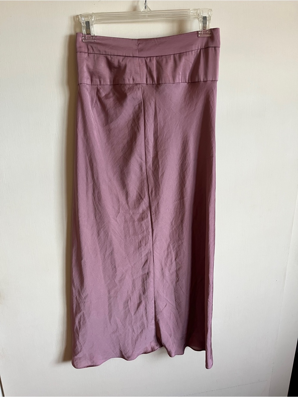 Free People Dusty Mauve Maxi Slip Skirt
